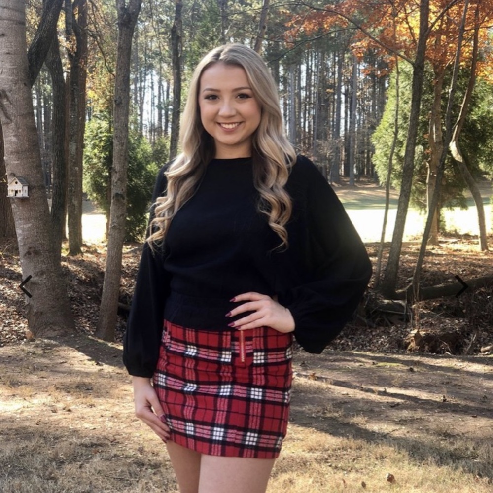 Plaid skirt